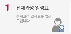 전체과정 일정표
